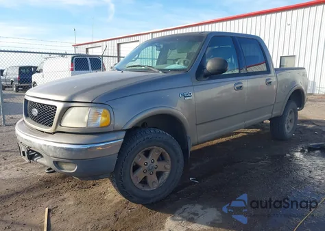 2002 Ford F-150 Lariat/Xlt from USA, damaged, VIN 1FTRW08L82KB58789